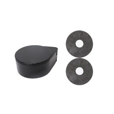 HORECA 三層玻璃鹽口杯 + 海綿2入組, 單一顏色, 1套