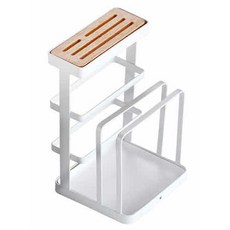 Yonu Grode砧板架, 白色的, 1個