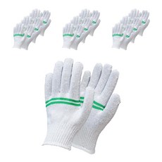 SSANGMA 漂白雙線手套, 單色, 10個