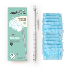 Comma 靜電除塵毛撢+替換布 12入, 混色, 1套