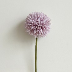 Ruby Coco 人造圓球菊 蒲公英 罌粟花 氧氣花 客廳室內裝飾品 2入, 紫色