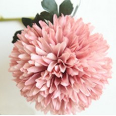 RubyCoCo 毛球蒲公英枝人造花 2入, 粉紅色