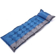 런웨이브 에어매트 21홀 자충매트, 블루