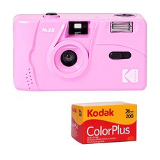 KODAK 柯達 可重複使用的膠卷相機 Pupple + 膠卷套組, M35（相機）、200-36（膠卷）, 1組
