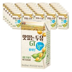 남양유업 맛있는 두유GT 하프칼로리 플레인, 125ml, 48개