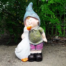 小男孩鴨子園藝裝飾公仔, 2/1/56