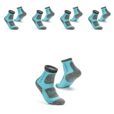 infara 女款運動登山襪 5雙, 薄荷藍