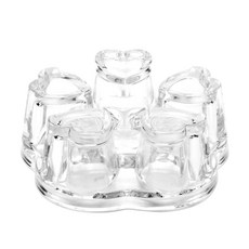 TEAUS Coving Glass Heart T恤取暖器 TW-01, 透明, 1入