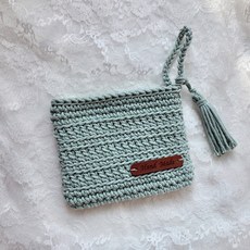 編織零錢包DIY組, 1個, 薄荷