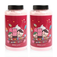 바스참 칼라 크림 버블바스 딸기, 850g, 2개