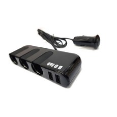 비오랩 차량용 스마트 듀얼 USB 앤 3구 소켓, 1개