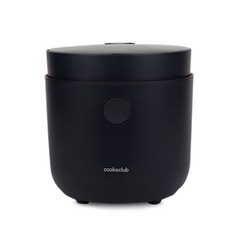 Boguk Electronics Cooks Club 低矮電飯煲 1-2 人, BKKR-19150BK, 黑色