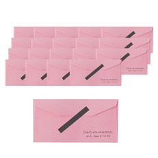 땡큐 용돈봉투, 핑크, 20개