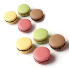 LIVINGiF 馬卡龍造型冰箱磁鐵 4款 2入, 混色