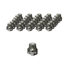 YKK 5號金屬拉鍊頭, 銀色, 50個