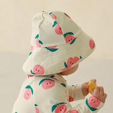 Bebechat 橘子印花防曬帽