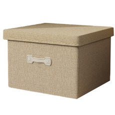 저스트 가정용 옷 수납보관함, 베이지, 1개