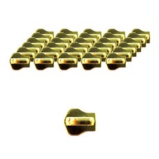 YKK 金屬拉鍊頭3號, 金黃色, 50個