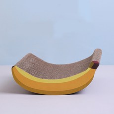 바나나 고양이 평판형 스크래쳐, 혼합색상, 1개