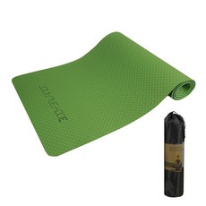 TPE 單色瑜珈墊 6mm, 綠色