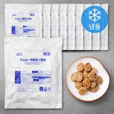 하늘푸드 프레시 해물 동그랑땡 (냉동), 1kg, 10개