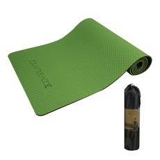 TPE 투톤 요가매트 8mm, 그린