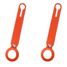 Regence 掛鉤矽膠 Apple AirTag 保護殼, 紅色, 2個