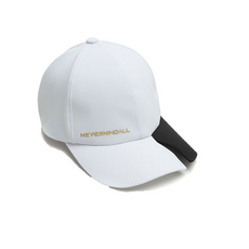 네버마인드올 썬더 UNIQUE 접이식 볼캡, WHITE, 1개