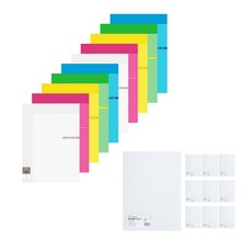 ECO Chungwoon ColorChip2袖珍夾A410p+PP名片L夾A410p, 隨機發貨（口袋架），透明（L架）, 1套