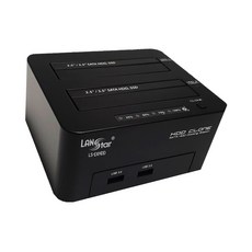 雙 HDD SDD 2Bay USB3.0 集線器擴充座 14TB 雙擴充座 LANSTAR, LS-EXHDD, 1個