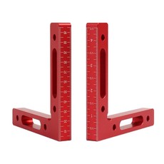 木工用刻度直角角尺 紅色, 2個