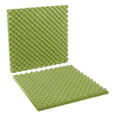 隔音蛋形海綿 20t+隔音板 6t+橡膠墊片, 印度綠, 1組