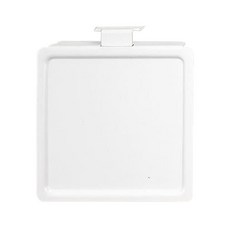 Kamdanam 扣式窗戶置物支架, 白色, 一層