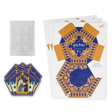 Harry Potter 哈利波特 青蛙巧克力模具+DIY盒子6p+巫師卡, 混色, 1套
