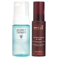 An12 屁屁專用潔淨露+私密處護理潔淨慕斯, 1套