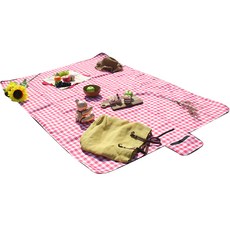 CASA JACQUELINE 露營野餐防水地墊, 紅色