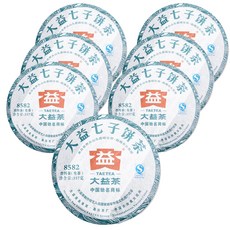 Taetea 茶有大益 普洱生茶餅8582 301批次, 357g, 1片, 7片