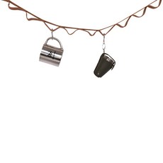 BUCK703 風格露營皮革雛菊繩, 棕色