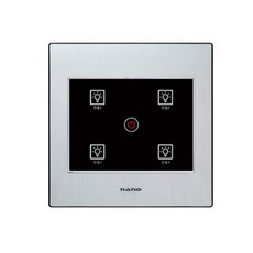 VICTORY奈米藝術觸控珍珠灰遙控4開關, 1個