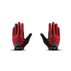 ROCKBROS 可觸控防風透氣腳踏車手套 S030-2, 紅色