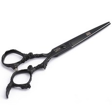 펫트롱 반려동물 해골 손잡이 일반가위 16cm, 1개