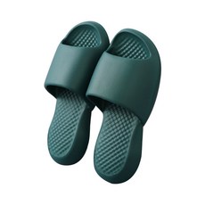 卡里斯 Mirotic 緩衝浴室拖鞋, 綠色, 1個