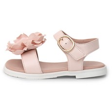 Bimbo Bimba 女童花朵裝飾皮革涼鞋