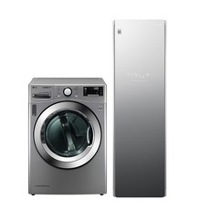 LG전자 트롬 패키지 건조기 + 스타일러 세트 RH16VAN-5AU, RH16VTAN(건조기),S5MBAU(스타일러), 모던 스테인리스