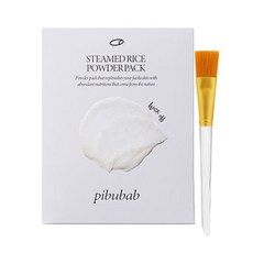 PIBUBAB 穀物潔淨面膜 10入+刷子, 1套