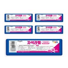 magpia 橡膠磁鐵標籤夾 120*35mm, 藍色, 5個