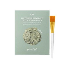 PIBUBAB 穀物潔淨面膜 10入+刷子, 1個