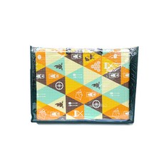 防水塗層露營地墊+專用收納袋, 混合顏色