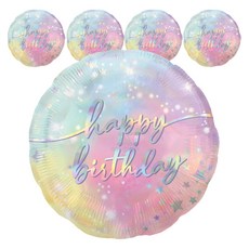 anagram 夜光生日氣球 45cm, 單一顏色, 5個