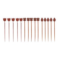 Ochiae原木裝飾叉 3種 5入組, 1套